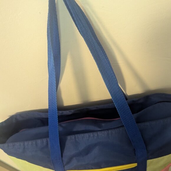 Vintage Hawaii Beach Bag Zipper Pocket Tote Molokai Oahu Maui Hawaii Lanai Kauai - Picture 4 of 12